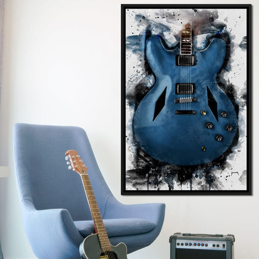 Dave Grohl's Electric Guitar - Abraham Szomor Canvas Print