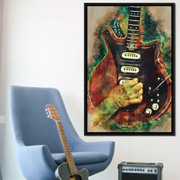 Brian May's Guitar - Abraham Szomor - NicheCanvas