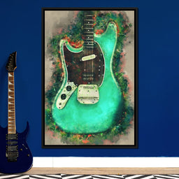 Kurt Cobain's Guitar - Abraham Szomor - NicheCanvas