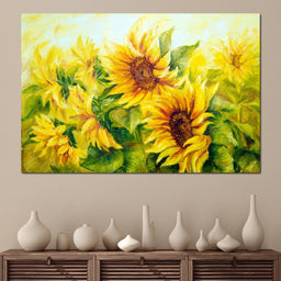 Beautiful Sunflowers - NicheCanvas