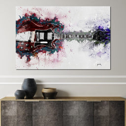 Angus Young's Red Guitar - Abraham Szomor - NicheCanvas