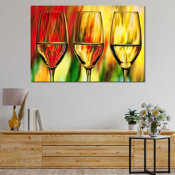 Multicolor Wine Glass - NicheCanvas