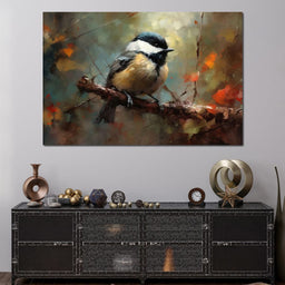 Black-Capped Chickadee - Neal Hackett - NicheCanvas