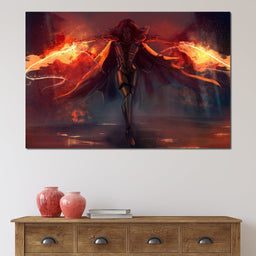 Fire Succubus - NicheCanvas