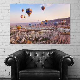 Hot Air Balloons over Cappadocia - NicheCanvas