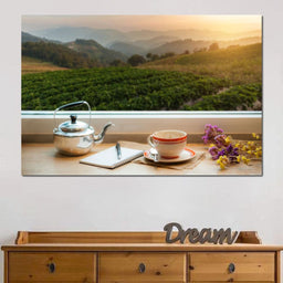 Coffee with a View - NicheCanvas