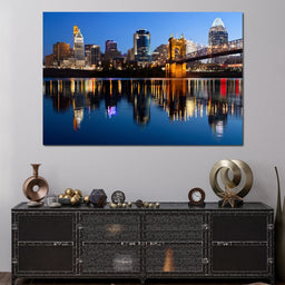 Cincinnati Skyline - NicheCanvas