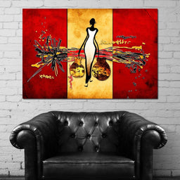 African Silhouette - NicheCanvas