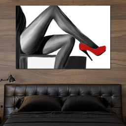 Red Stiletto - NicheCanvas