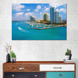 Miami Beach Skyline - NicheCanvas