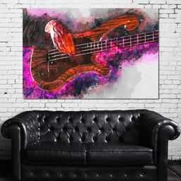 Les Claypool's Guitar - Abraham Szomor - NicheCanvas