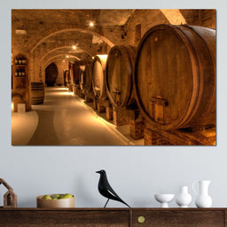 Wine Cellar in the Abbey - NicheCanvas