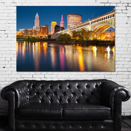 Cleveland Skyline - NicheCanvas