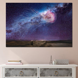 Cosmic Jellyfish Galaxy - Kit Burden - NicheCanvas