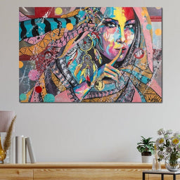 Mary Portrait - NicheCanvas