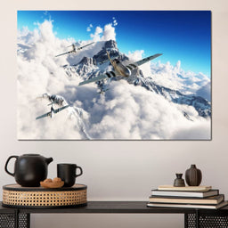P51 Mustangs Winter Squadron - NicheCanvas