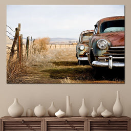 Abandoned Cars - NicheCanvas