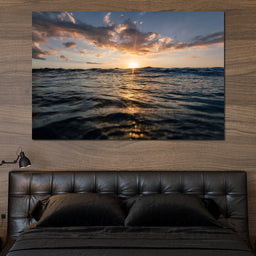 Sunset Ocean - Lucas Moore - NicheCanvas