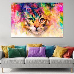 Curious Cat - NicheCanvas