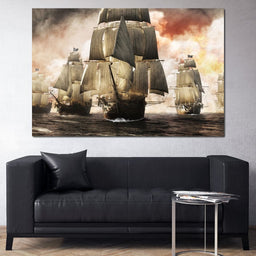 Pirate Fleet - NicheCanvas