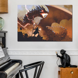 Black Magic Wizard - NicheCanvas