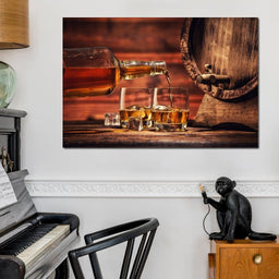 Whiskey Night - NicheCanvas