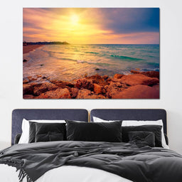 Sunset Over Tel Aviv - NicheCanvas