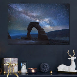 Arch Under the Milky Way - NicheCanvas