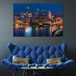 Pittsburgh Skyline - NicheCanvas
