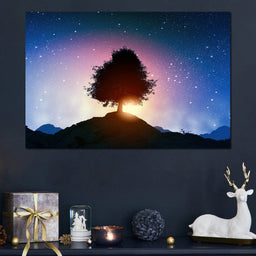 Spectacular Otherworldly Sunset - NicheCanvas