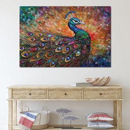Peacock Fantasy - NicheCanvas