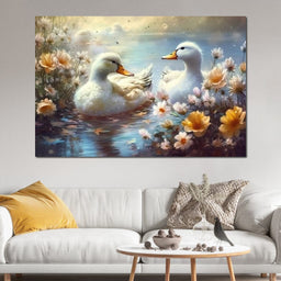 Winter Ducks - Neal Hackett - NicheCanvas