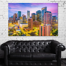 Houston Skyline - NicheCanvas