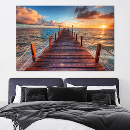 West Coast Sunset - NicheCanvas