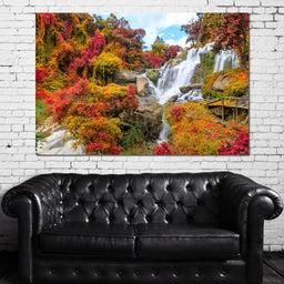 Mae Klang Waterfall - NicheCanvas