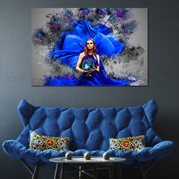 Feather Gown - Johanjjf - NicheCanvas