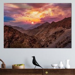 Desert Mountains - NicheCanvas