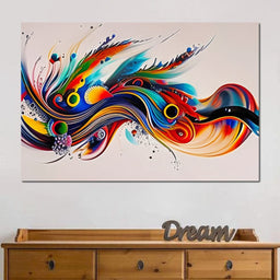 Colorful Contemporary Art 052 - Johanjjf - NicheCanvas
