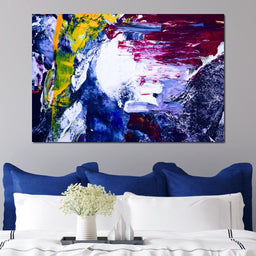 Abstract Sea Splash - NicheCanvas