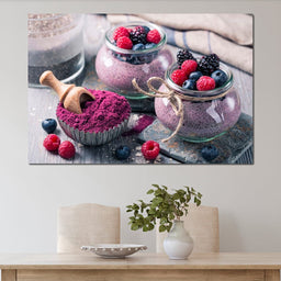 Chia Seeds & Acai Pudding - NicheCanvas