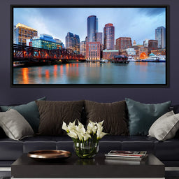 Boston Skyline - NicheCanvas