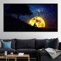 Otherworldly Night Scene - NicheCanvas