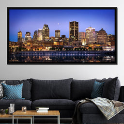 Montreal Skyline - NicheCanvas