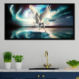 Northern Light Unicorn - NicheCanvas