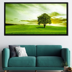 Green Prairie - NicheCanvas