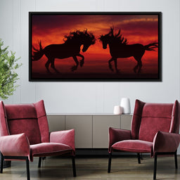 Stallion Sunset - Johanjjf - NicheCanvas