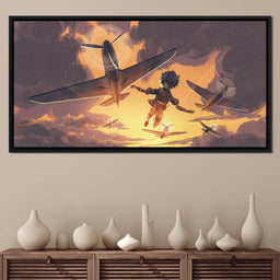 The Boy Flying - NicheCanvas