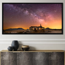 Shepherd Hut Desert Night - NicheCanvas