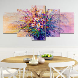 Fine Bouquet of Flowers - NicheCanvas