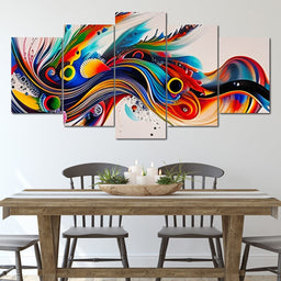 Colorful Contemporary Art 052 - Johanjjf - NicheCanvas